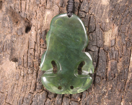 Tangiwai Pounamu Hei Tiki - NZ Greenstone