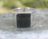 Sterling Silver Kawakawa Pounamu Ring - NZ Greenstone