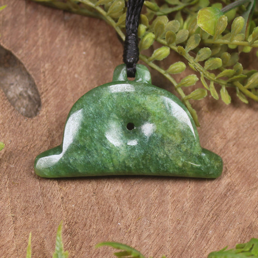 Dog Whistle carved from Kawakawa Pounamu - NZ Greenstone