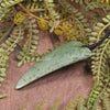 Tooth pendant carved from Kokopu Pounamu - NZ Greenstone
