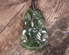 Hapopo Pounamu Hei Tiki - NZ Greenstone