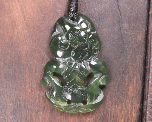 Tangiwai Pounamu Hei Tiki - NZ Greenstone