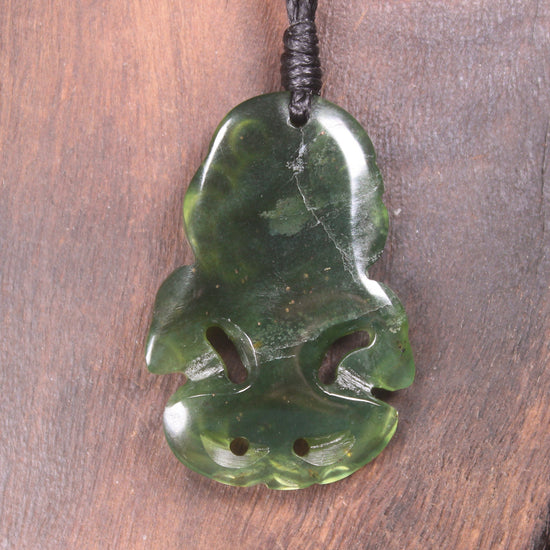 Tangiwai Pounamu Hei Tiki - NZ Greenstone