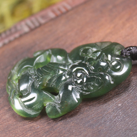 Tangiwai Pounamu Hei Tiki - NZ Greenstone