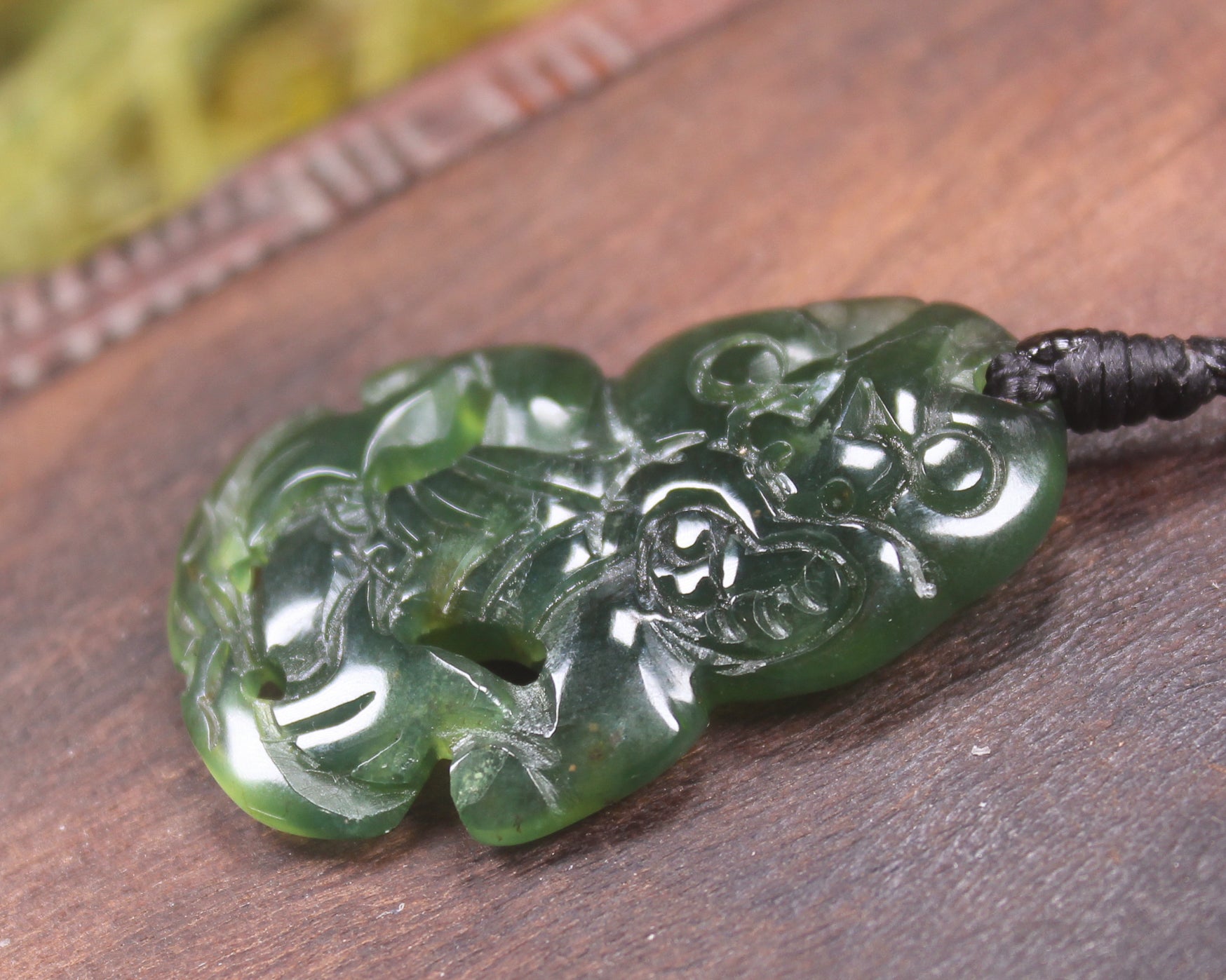 Tangiwai Pounamu Hei Tiki - NZ Greenstone
