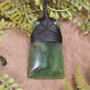 NZ Greenstone Toki Pendant Hapopo Pounamu