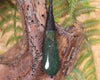 NZ Greenstone Medium Roimata Pendant (BH849) Tangiwai Pounamu