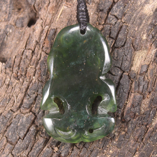 Tangiwai Pounamu Hei Tiki - NZ Greenstone