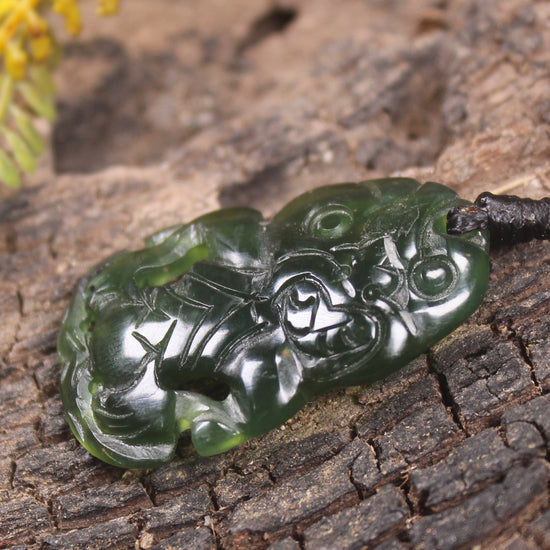 Tangiwai Pounamu Hei Tiki - NZ Greenstone