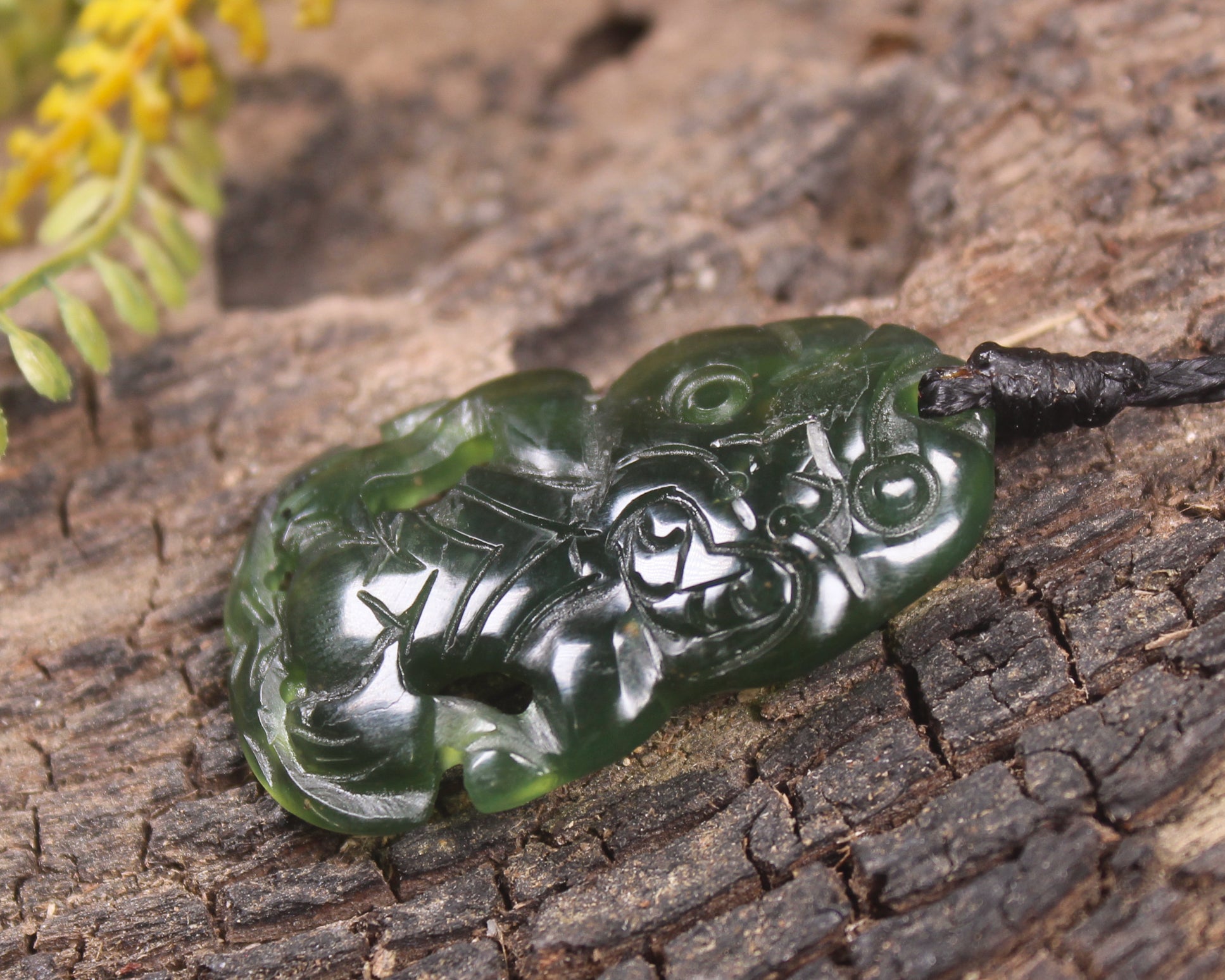 Tangiwai Pounamu Hei Tiki - NZ Greenstone