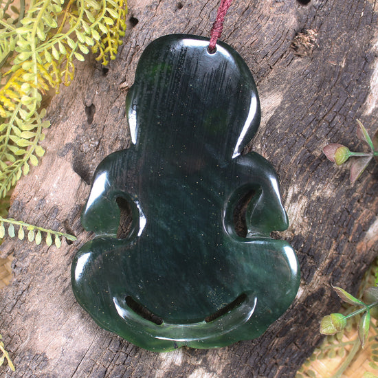 Tangiwai Pounamu Hei Tiki - NZ Greenstone