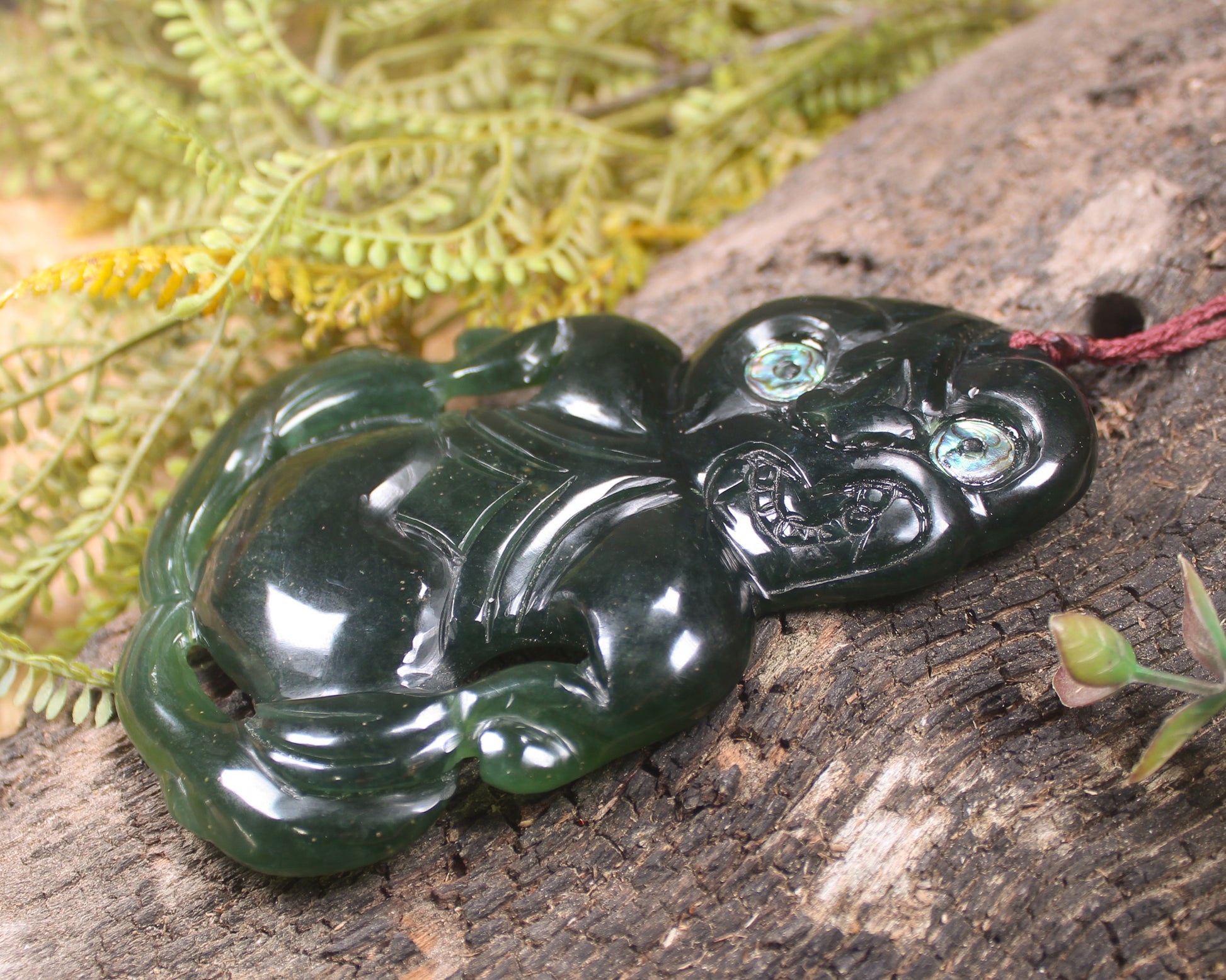 Tangiwai Pounamu Hei Tiki - NZ Greenstone
