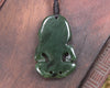 Kawakawa Pounamu Hei Tiki - NZ Greenstone