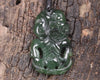 Kawakawa Pounamu Hei Tiki - NZ Greenstone
