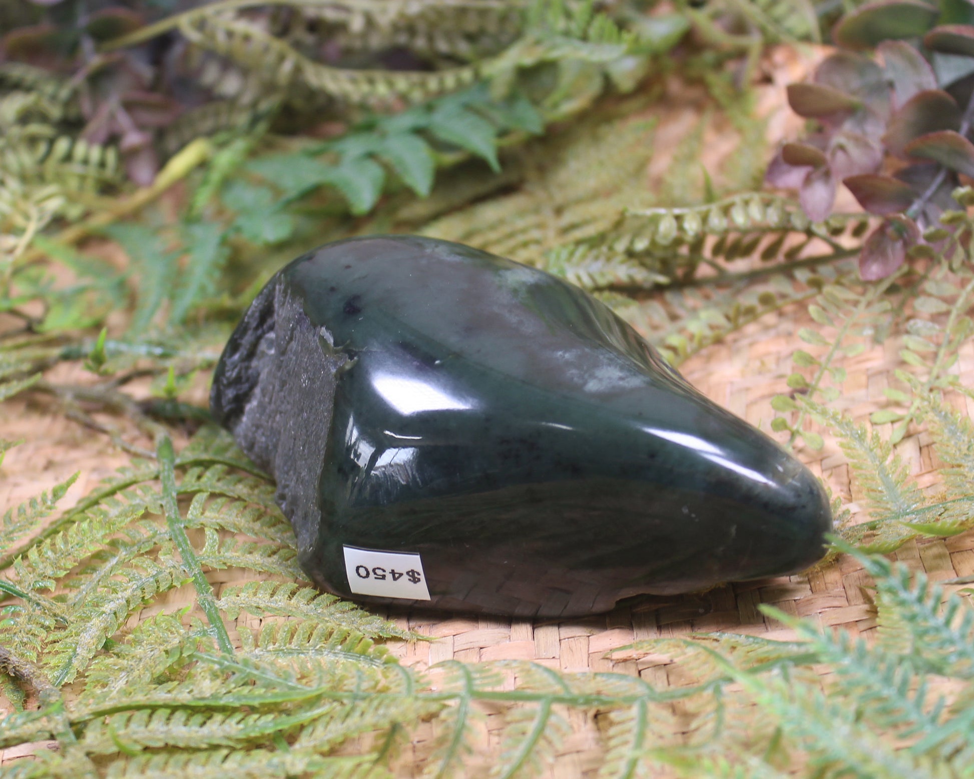 Freeform Rimu Pounamu Sculpture