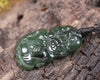 Kawakawa Pounamu Hei Tiki - NZ Greenstone