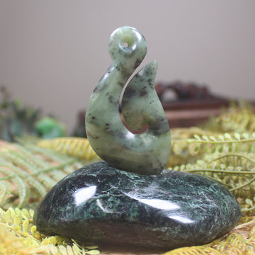 Matau Sculpture carved from Pounamu