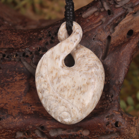 Whale Bone Twist Pendant