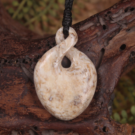 Whale Bone Twist Pendant
