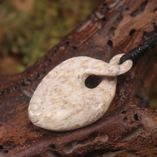 Whale Bone Twist Pendant