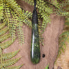 Roimata or Teardop carved from Douglas Creek Pounamu - NZ Greenstone
