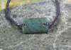 Adjustable cord bracelet with Rimu Pounamu
