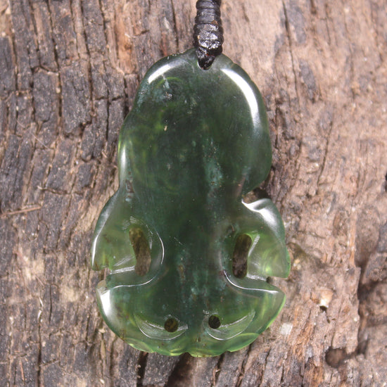 Tangiwai Pounamu Hei Tiki - NZ Greenstone