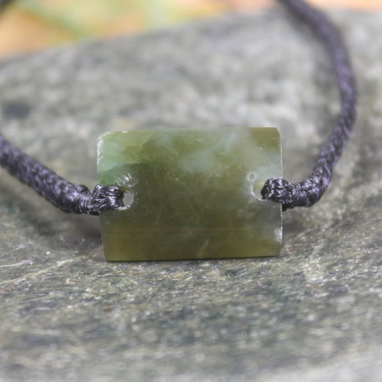 Adjustable Hapopo Pounamu Bracelet - New Zealand Greenstone