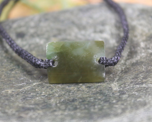 Adjustable Hapopo Pounamu Bracelet - New Zealand Greenstone