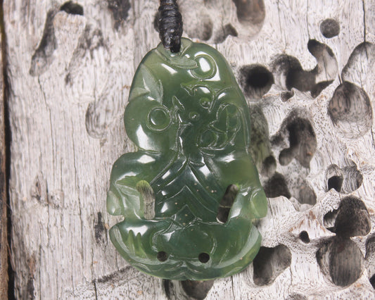 Tangiwai Pounamu Hei Tiki - NZ Greenstone
