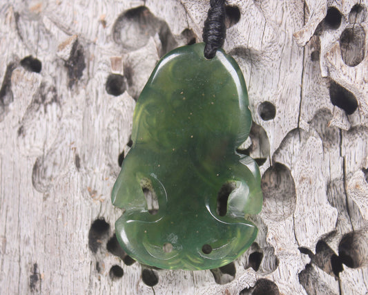 Tangiwai Pounamu Hei Tiki - NZ Greenstone