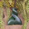Whale Tail carved from Kawakawa Pounamu - NZ Greenstone