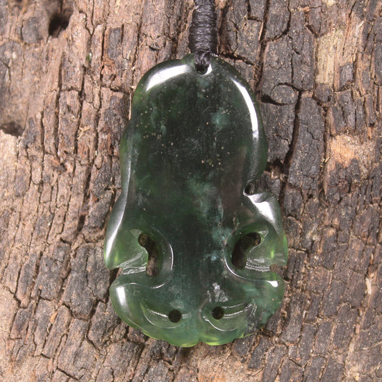Tangiwai Pounamu Hei Tiki - NZ Greenstone