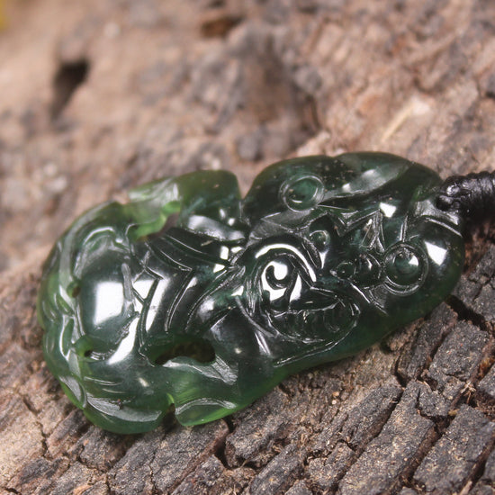 Tangiwai Pounamu Hei Tiki - NZ Greenstone