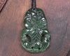 Kawakawa Pounamu Hei Tiki - NZ Greenstone