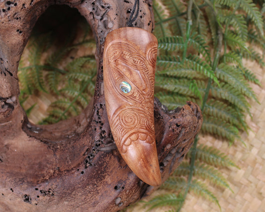 Tooth carved from Wood