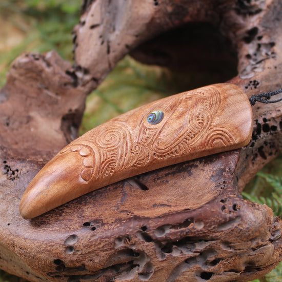 Tooth carved from Wood