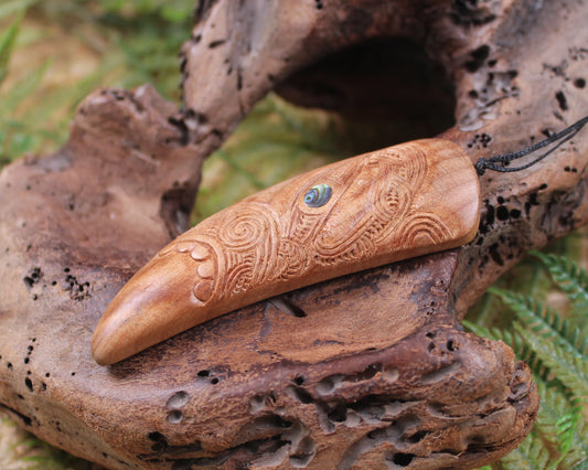 Tooth carved from Wood