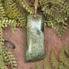 NZ Greenstone Toki Pendant Flower Jade Pounamu