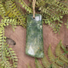 NZ Greenstone Toki Pendant Flower Jade Pounamu