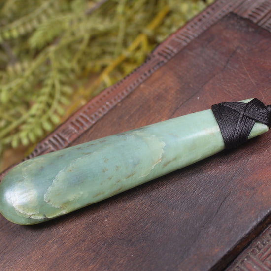 Roimata Teardrop carved from Kokopu Pounamu - NZ Greenstone