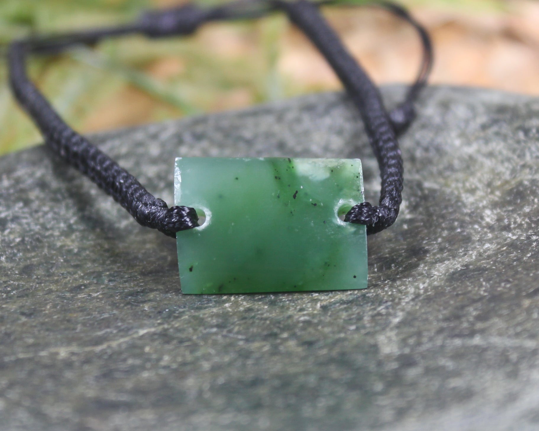 Adjustable Hapopo Pounamu Bracelet - New Zealand Greenstone