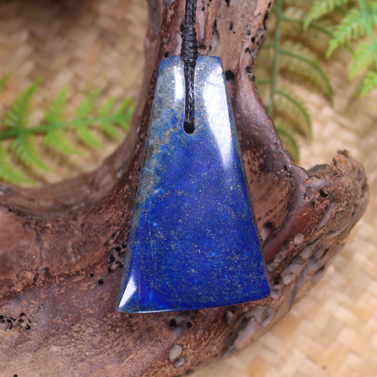 Toki or Adze carved from Lapis Lazuli