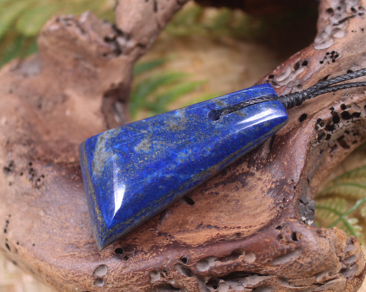 Toki or Adze carved from Lapis Lazuli