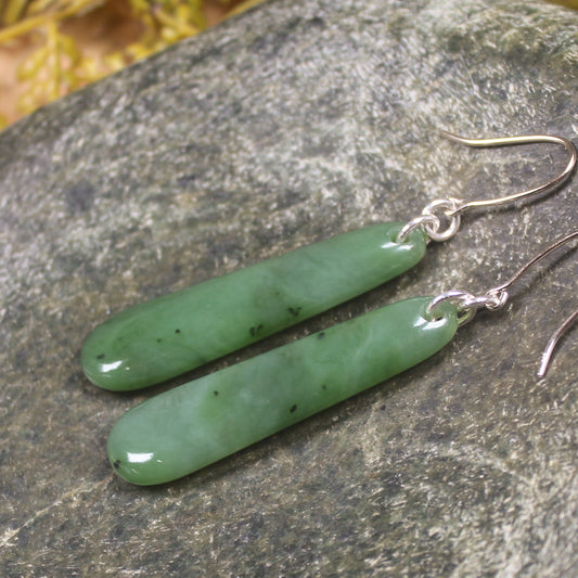 Hapopo Pounamu Earrings
