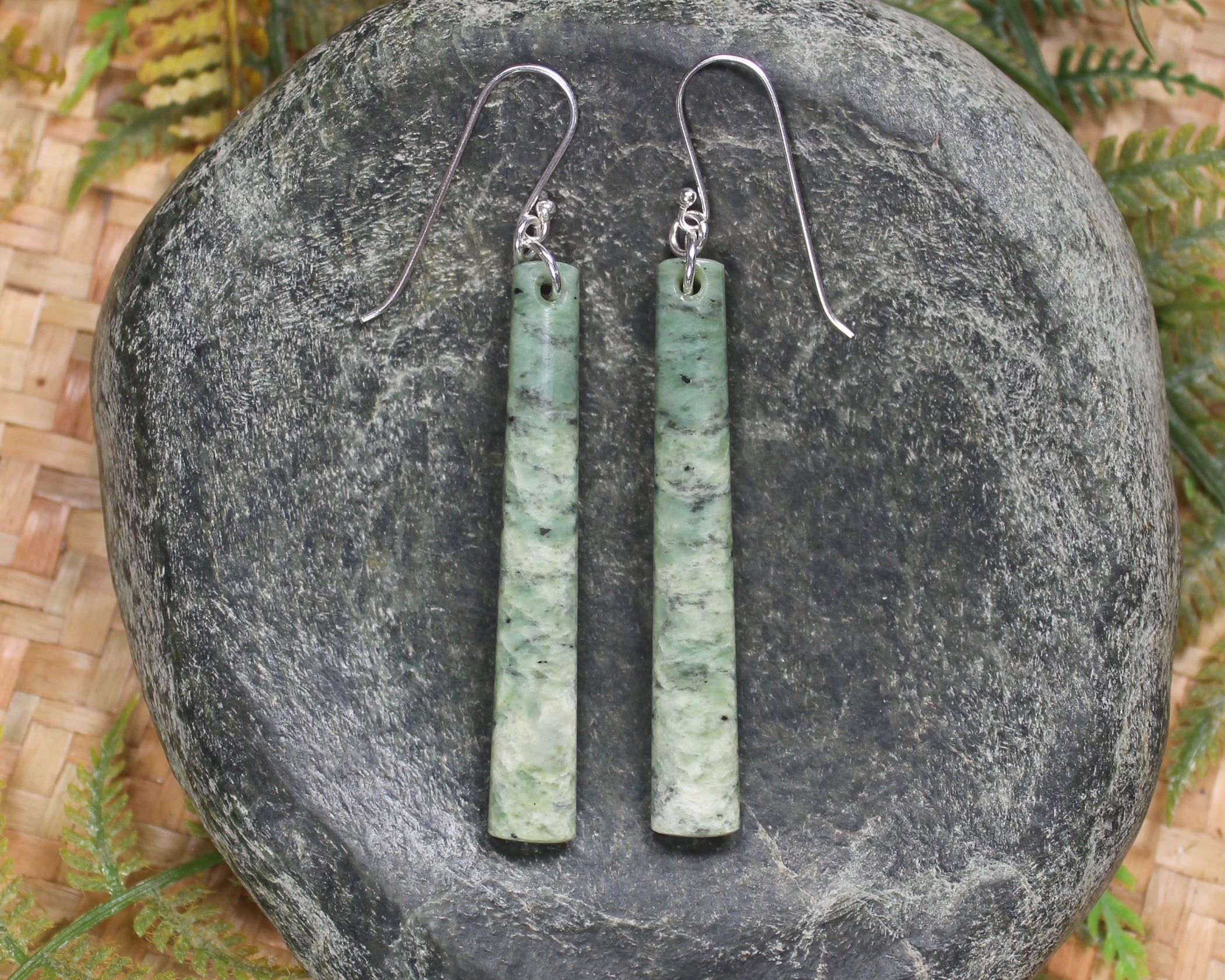 Hapopo Pounamu Earrings