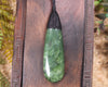 Roimata Teardrop carved from Hapopo Pounamu - NZ Greenstone
