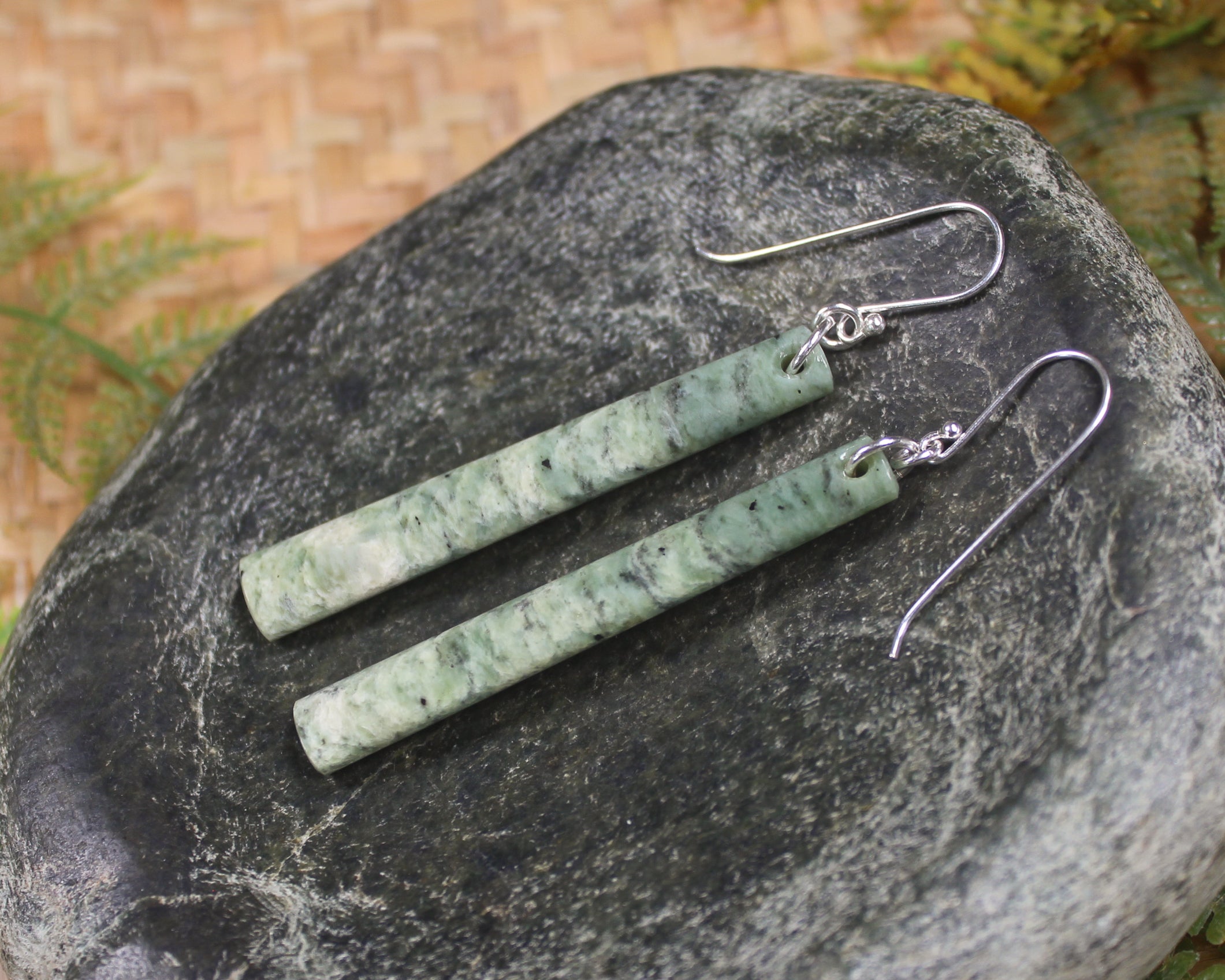 Hapopo Pounamu Earrings