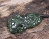 Kawakawa Pounamu Hei Tiki - NZ Greenstone