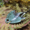 Inanga Pounamu Whai Pendant - NZ Greenstone